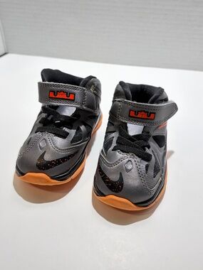 Nike Lebron X (Lava) Toddler Size 6c